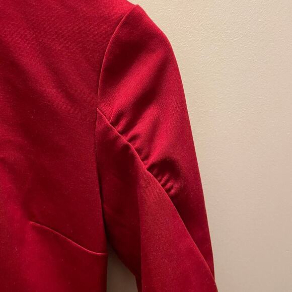 NWOT Vfshow Vfemage Red Mandarin Collar Midi Dress Small – Valentine’s Day - Picture 6 of 7